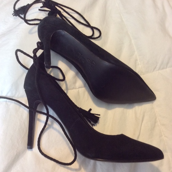 Joie Sz 9 Angelynn Ankle Lace Heels Never worn - Picture 2 of 4